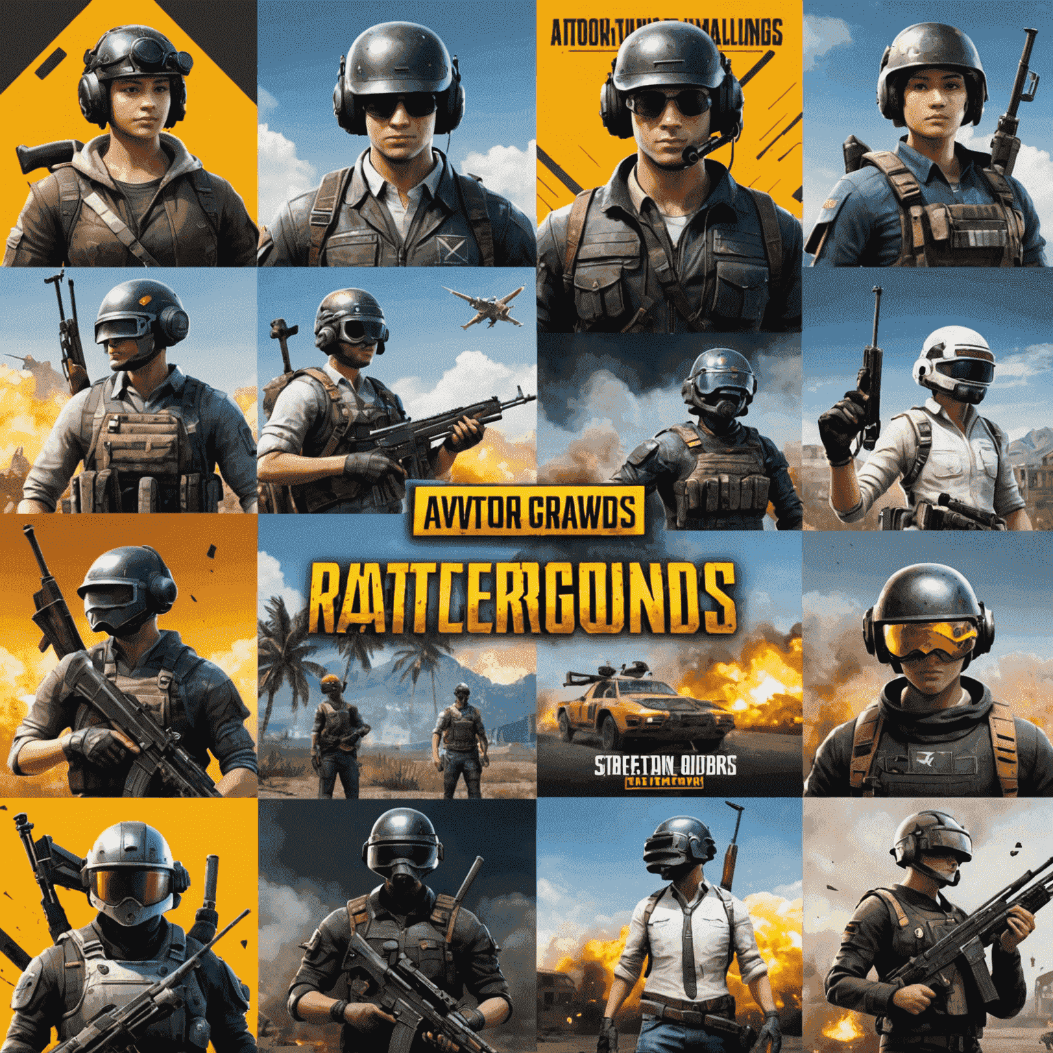 A collage of popular online game logos and screenshots, including Aviator, PUBG, and Mobile Legends, representing the top 10 online games played in Malaysia.